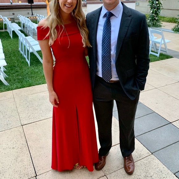 BHLDN Ember Dress Red - Picture 1 of 2